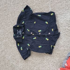 18m button up shirt